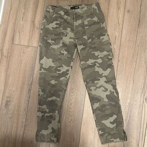 Camo straight leg pant